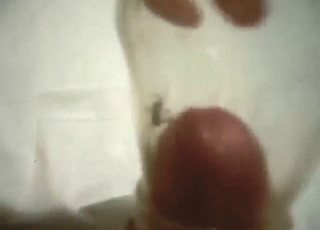 Dude is happy to let this spider crawl on cock