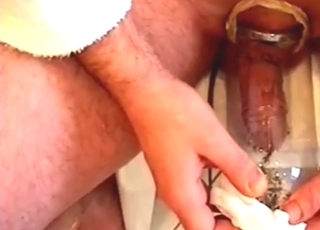 Dude has crickets ALL over his yummy cock