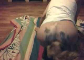 Dog is going to dominate that big booty